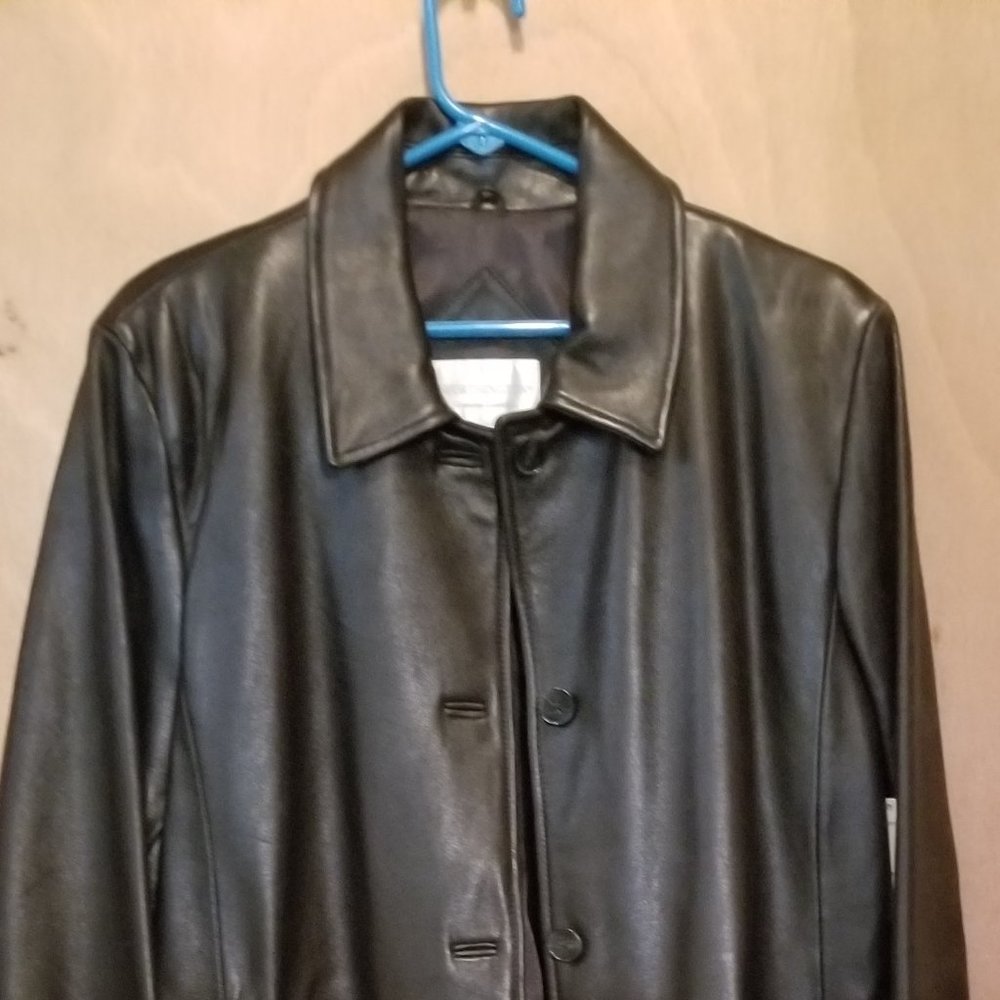 Genuine Lambskin Leather Coat
